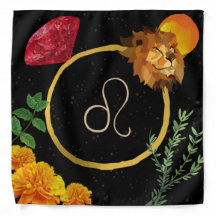 Leo Zodiac Tarot / Tissu d'autel Bandana