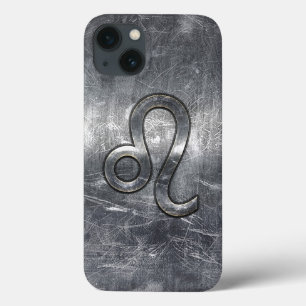 Leo Zodiac-teken in industriële stijl iPhone 13 Hoesje
