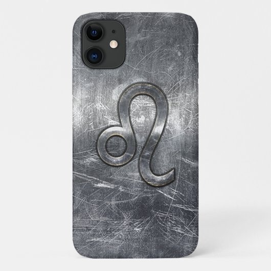 Leo Zodiac-teken in industriële stijl Case-Mate iPhone Case (Achterkant)