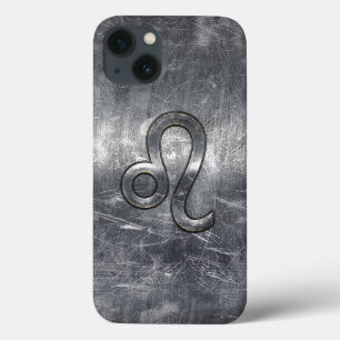 Leo Zodiac-teken in industriële stijl iPhone 13 Hoesje