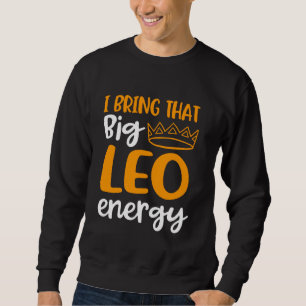 Leo Zodiac Teken Koningin Grote Leeuw Energie Voor Trui