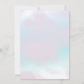 Leo Zodiac-teken op Pastels Nacre Style Print (Achterkant)