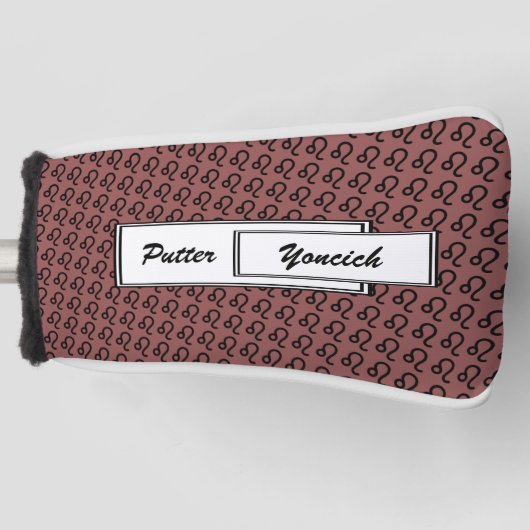 Leo Zodiac-teken Standaard door Kenneth Yoncich Golfheadcover (Voorkant)