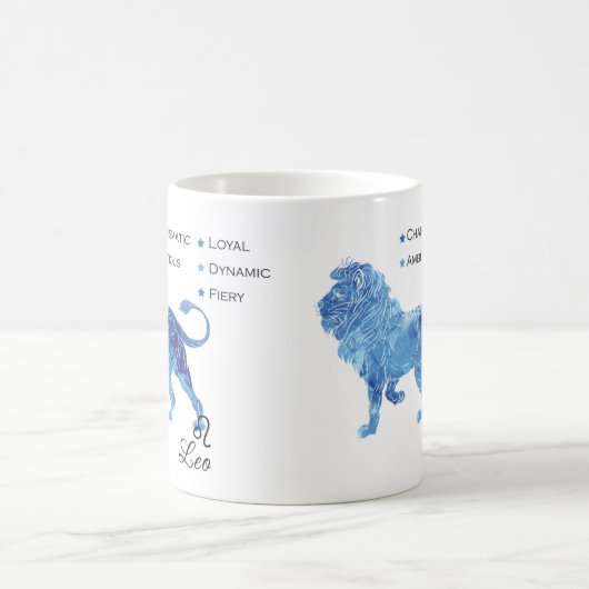 Leo Zodiac Traits Mug (Centre)