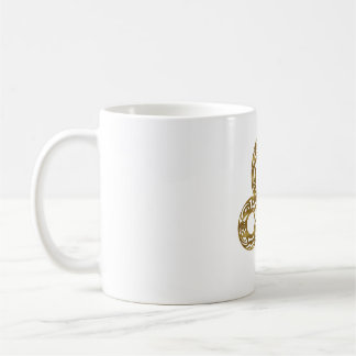 Leo Zodiac - Tribal Gold Koffiemok