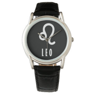 Leo-zodiazoolteken Horloge