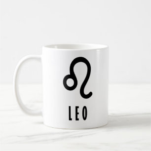 Leo-zodiazoolteken Koffiemok