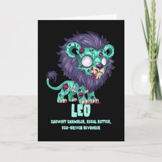 Leo Zombie Kaart (Voorkant)