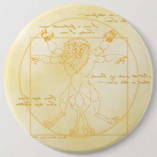 LEOMORPHIC DA VINCI 6"-toets Ronde Button 6,0 Cm