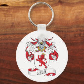 Leon Family Crest Sleutelhanger (Voorkant)