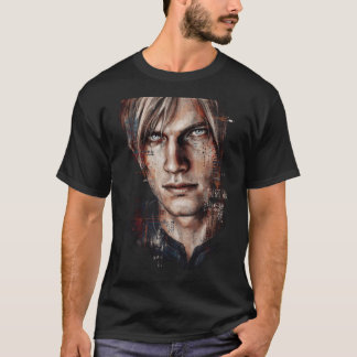 Leon Kennedy Resident Evil 9 Voertuig Traverse Kra T-shirt