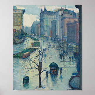 Leon Kroll - Broadway Zoekend South Poster