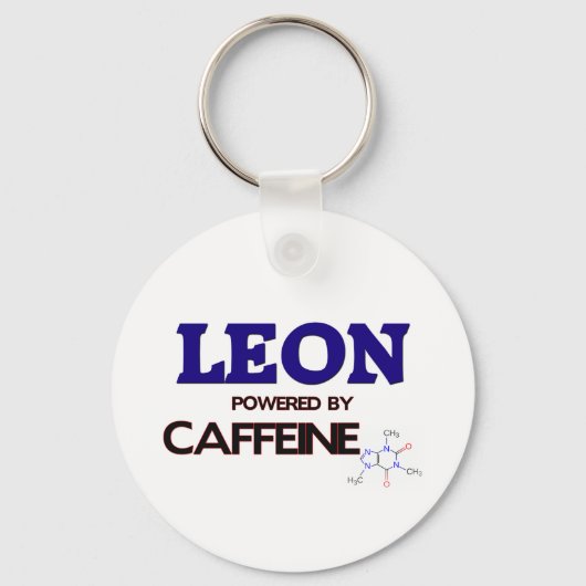 Leon met cafeïne sleutelhanger (Voorkant)