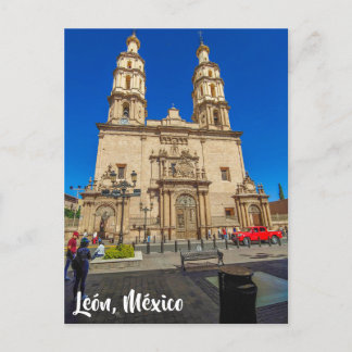 León, Mexico, Kathedraal Briefkaart
