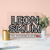 Leon Skum | Cet Anagram Est Un Idiot (Mariage)