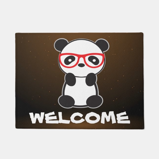 Leon the Panda Beer Welcome Mat (Voorkant)