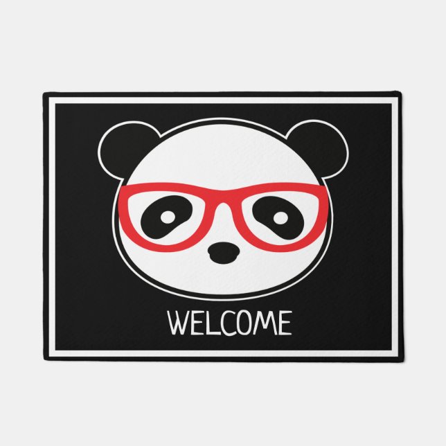 Leon the Panda Beer Welcome Mat (Voorkant)