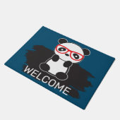 Leon the Panda Beer Welcome Mat (Schuin)