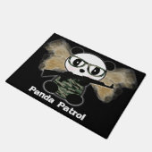 Leon the Soldier Panda Beer Doormat Deurmat (Schuin)