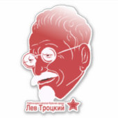 Leon Trotsky Sticker (Voorkant)