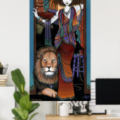 Leona Levon Bohemian Circus Lion Tamer Fae Poster (Bureau à domicile)