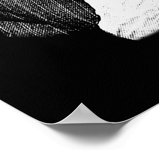 Leonard Cohen - Black and White Music Legend Poster (Hoek)