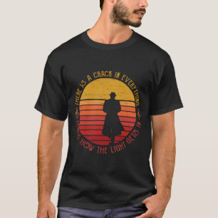 Leonard Cohen Er is een Crack in Alles T-shirt