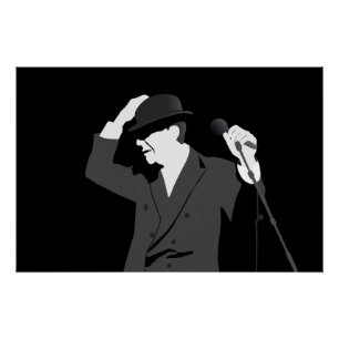 Leonard Cohen Perfect Poster