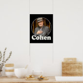 Leonard Cohen Retro Portrait FanArt Tribute Poster (Keuken)