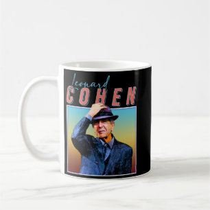 Leonard Cohen Retro Style Music Fan Gifts Koffiemok
