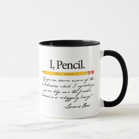 Leonard Read Pencil Mok (Rechts)