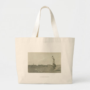 Leonard Stroud truc rijden. Grote Tote Bag