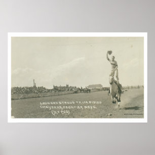 Leonard Stroud truc rijden. Poster