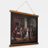 Leonardo da Cutro en Ruy Lopez Play Chess Hangend Wandkleed (Gebogen)