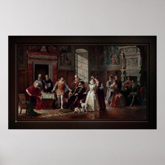 Leonardo da Cutro en Ruy Lopez Play Chess Poster (Voorkant)