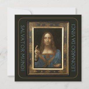 Leonardo da Vinci 1500 Salvator Mundi Hi-Def Kaart