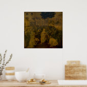 Leonardo da Vinci Adoration of the Magi Poster (Keuken)