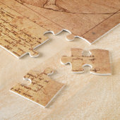 Leonardo Da Vinci Anatomy Studie over het menselij Legpuzzel (Zijkant)