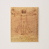 Leonardo Da Vinci Anatomy Studie over het menselij Legpuzzel (Verticaal)