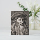 Leonardo da Vinci Briefkaart (Staand voorkant)