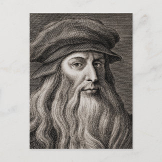Leonardo da Vinci Briefkaart