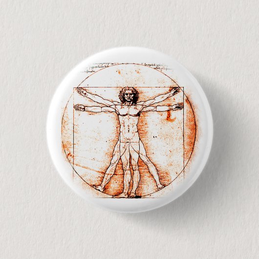 Leonardo da Vinci Button (Voorkant)