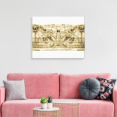 Leonardo Da Vinci Canvas Afdruk (Insitu (Woonkamer))
