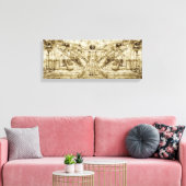 Leonardo Da Vinci Canvas Afdruk (Insitu (Woonkamer))