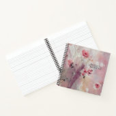 Leonardo da Vinci Citation Pink Floral Journal (Intérieur)