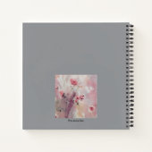 Leonardo da Vinci Citation Pink Floral Journal (Dos)