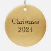 Leonardo da Vinci Dame met Ermine Keramisch Ornament (Achterkant)