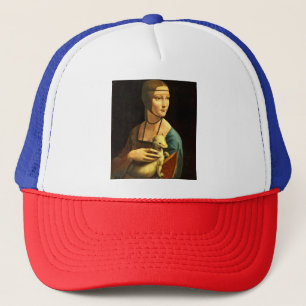 Leonardo da Vinci - De dame met een ermine Trucker Pet