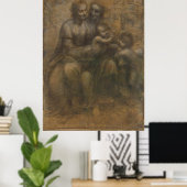 Leonardo da Vinci Fine Art Poster (Bureau à domicile)