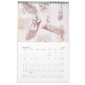 Leonardo da Vinci Fine Art Sketches en tekeningen Kalender (Jan 2026)